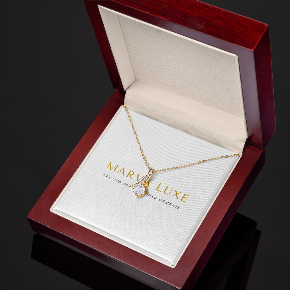 Radiance Drop Pendant Necklace – Timeless Elegance in Sterling Silver